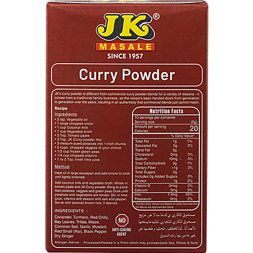 Buy JK Curry Powder Online at Best Price of Rs 55 bigbasket