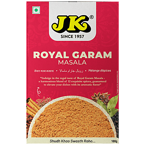JK Royal Garam Masala, 100 g Box Non-GMO, NO Preservatives