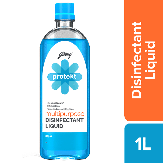 Buy Godrej Protekt Multipurpose Disinfectant Liquid - Aqua Online at ...