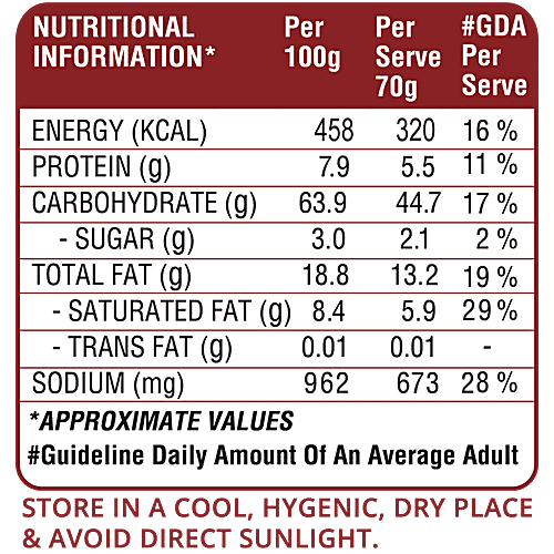 A&M Twisty Noodles - Strong Garlic, 70 g  Rich Taste, Rich Aroma