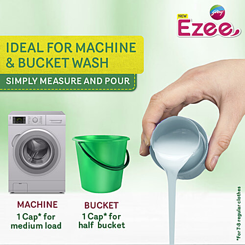 Buy Godrej Ezee 2In1 Liquid Detergent + Fabric Sanitizer Front Load