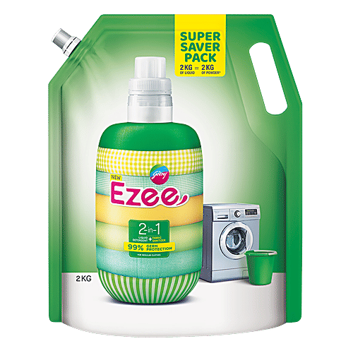 Buy Ezee Ezee 2in1 Liquid Detergent + Fabric Sanitizer For Regular Clothes Online at Best