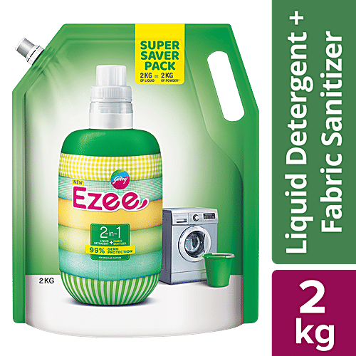 Buy Ezee Ezee 2in1 Liquid Detergent + Fabric Sanitizer For Regular