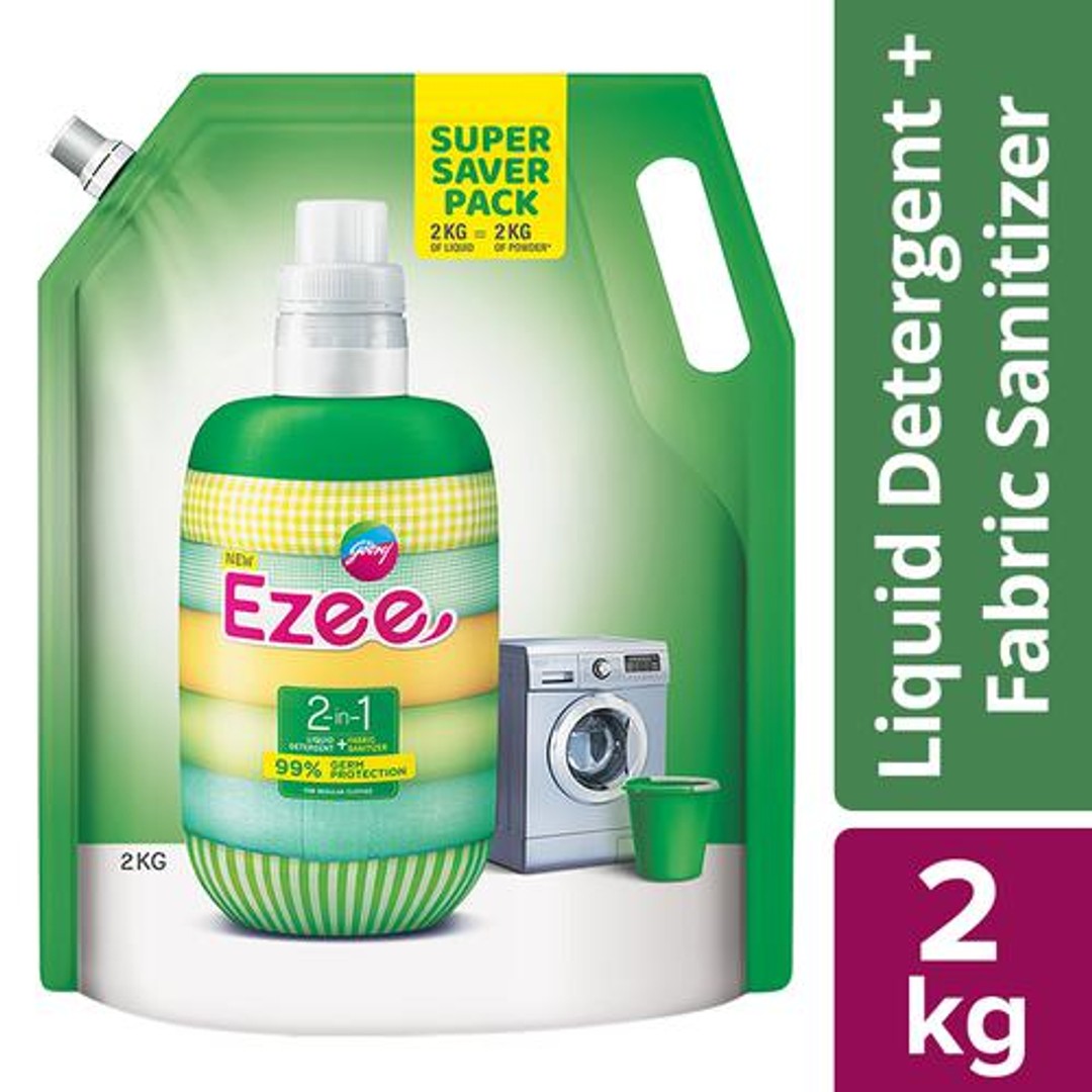 Buy Ezee Ezee 2in1 Liquid Detergent + Fabric Sanitizer For Regular