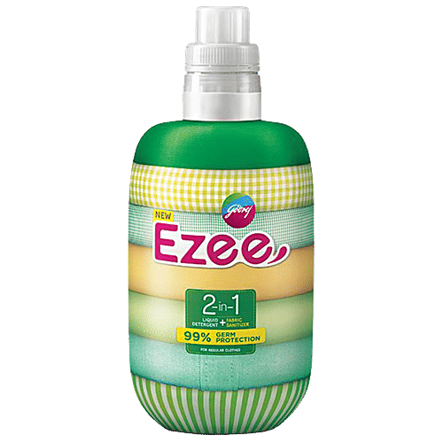 Buy Godrej Ezee 2in1 Liquid Detergent + Fabric Sanitizer 99 Germ Protection, For Regular