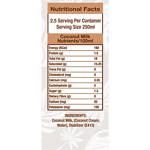 Buy Coconut Milk Online at Best Price of Rs 70 bigbasket