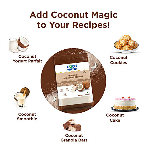 Cocomama Desiccated Coconut Powder - Natural, Healthy, 500 g  Natural