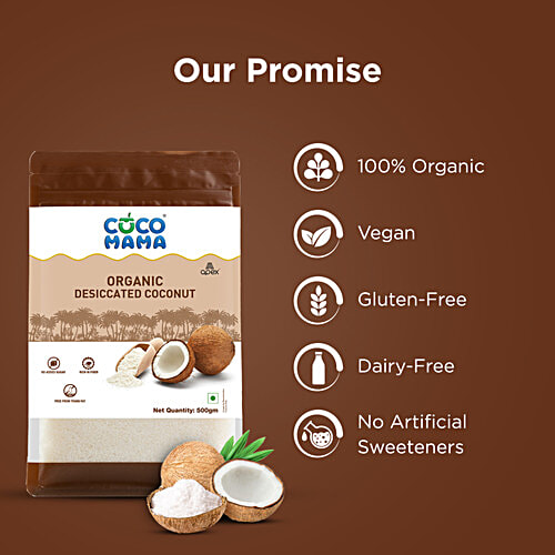 Cocomama Desiccated Coconut Powder - Natural, Healthy, 500 g  Natural