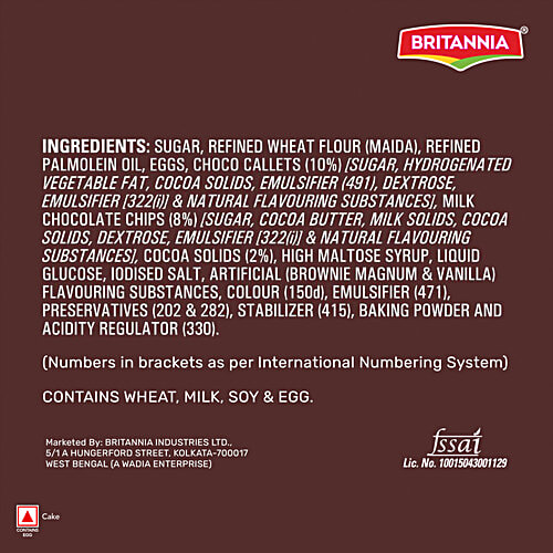 Britannia Fudge It Chocolate Brownies, 120 g  