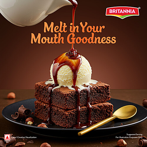 Britannia Fudge It Chocolate Brownies, 120 g  