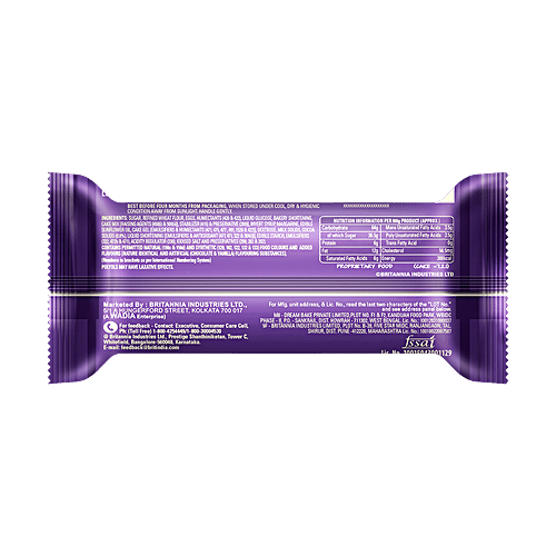 Britannia Layerz Choco Layer Cake - Comination Of Vanilla & Fluffy Cake, Contains Egg, 25 g  Contains Egg