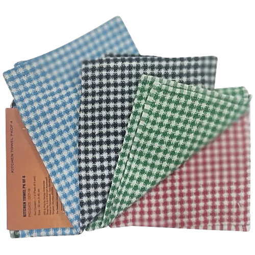 Rise N Shine Rise N Shine Cleaning/ Kitchen Duster, Safaai Pochha, 4 pcs  Soft & Tear-Resistant Strength