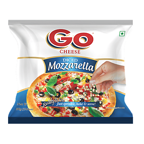 Buy Go Mozzarella Cheese Diced/Shredded Made from Cow's Milk Online