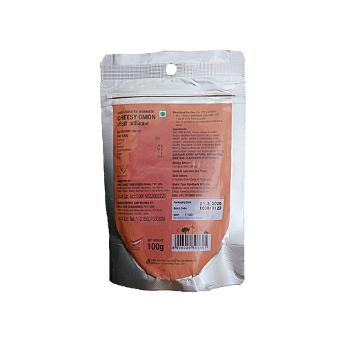 Cambay Tiger Chef Curated Marinade Cheese & Onion, 100 g  
