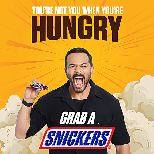 Snickers Butterscotch Flavoured Chocolate Bar, 40 g  Loaded With Caramel & Nougat