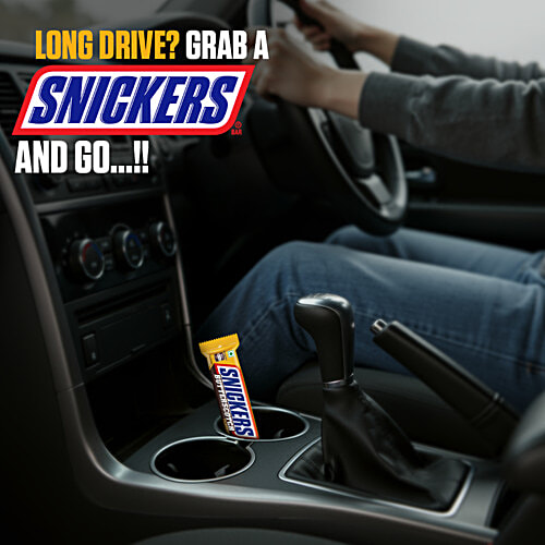 Snickers Butterscotch Flavoured Chocolate Bar, 40 g  Loaded With Caramel & Nougat