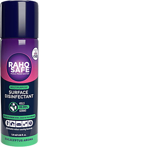 Raho Safe Multi Purpose Surface Disinfectant Spray, 120 ml  