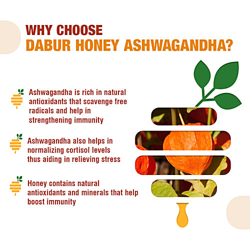 Dabur Honey Ashwagandha, 300 g  
