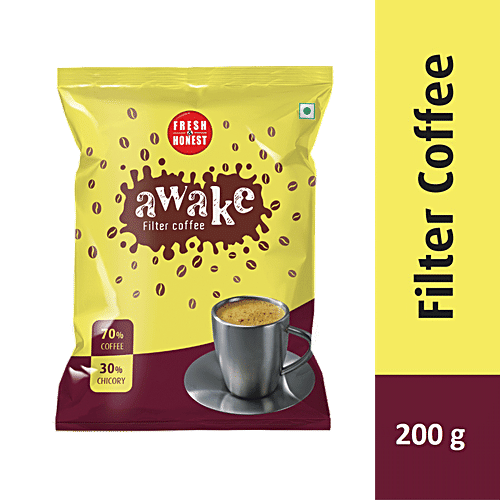 Fresh Honest Awake Filter Coffee, 200 g Pouch 