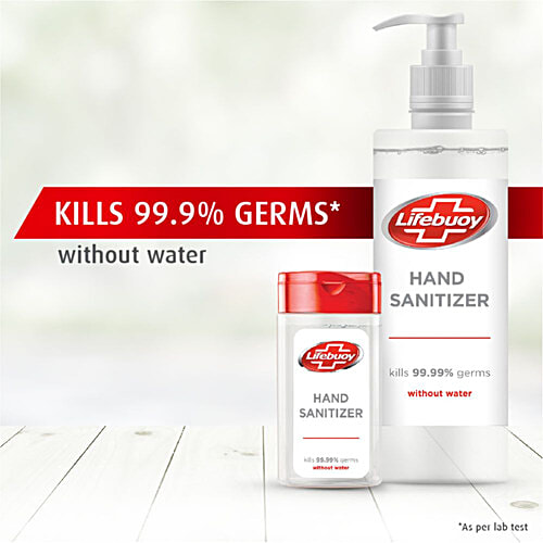 Lifebuoy Total Hand Sanitizer - Alcohol Based, Kills 99.99% Germs without Water, 75 ml  