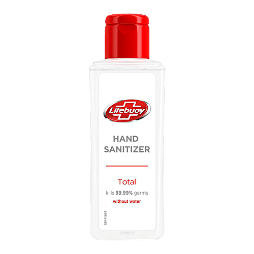 Lifebuoy Total Hand Sanitizer - Alcohol Based, Kills 99.99% Germs without Water, 75 ml  