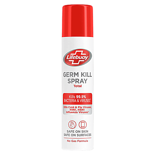 Lifebuoy Germ Kill Sanitizer and Antibacterial Surface Disinfectant Spray, 200 ml