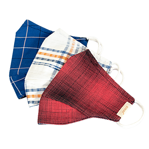 Buy ECO365 2in1 Reversible Unisex Cotton Mask Online at Best Price of