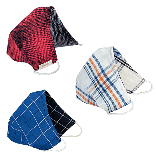 Buy ECO365 2in1 Reversible Unisex Cotton Mask Online at Best Price of