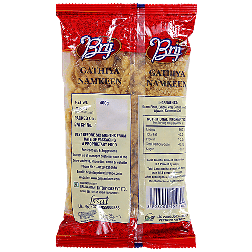BRIJ Gathiya Namkeen, 400 g  