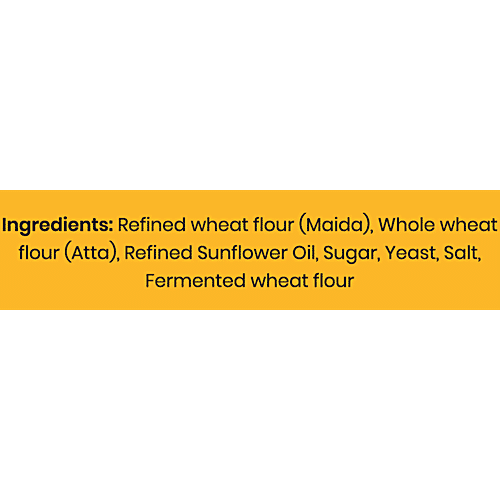 The Bread Company Original Brown Bread - Natural, Preservative Free, 400 g  All Natural, Preservatives Free