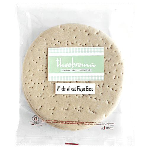 Theobroma Whole Wheat Pizza Base, 175 g (Pack of 2) 