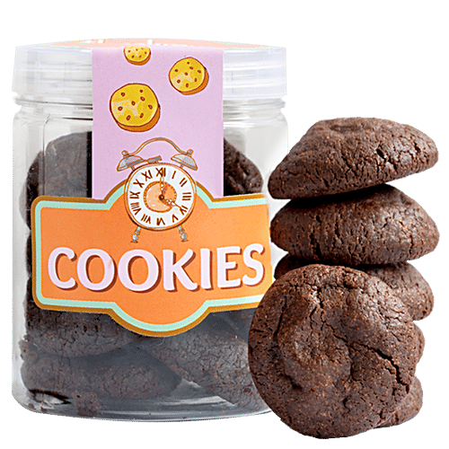 Theobroma Double Chocolate Chip Cookies, 200 g  