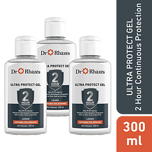 Dr Rhazes 2 hour Ultra Protect Gel, 100 ml (Pack of 3) 