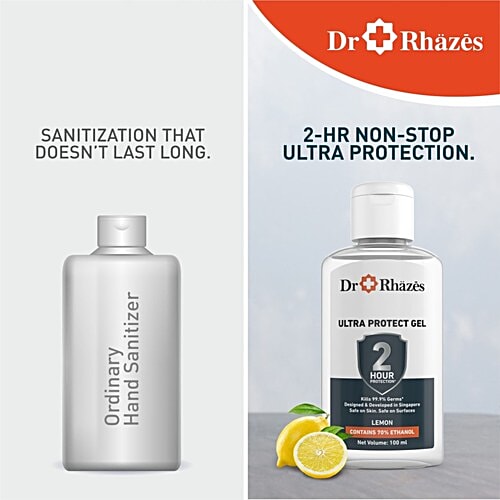 Dr Rhazes 2 hour Ultra Protect Gel, 100 ml (Pack of 5) 