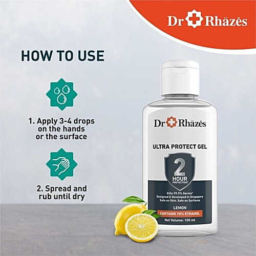 Dr Rhazes 2 hour Ultra Protect Gel, 100 ml (Pack of 5) 