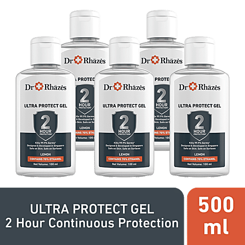Dr Rhazes 2 hour Ultra Protect Gel, 100 ml (Pack of 5) 