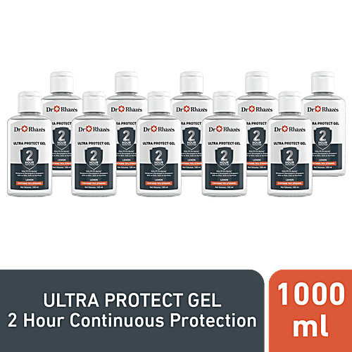 Dr Rhazes 2 hour Ultra Protect Gel, 100 ml (Pack of 10) 