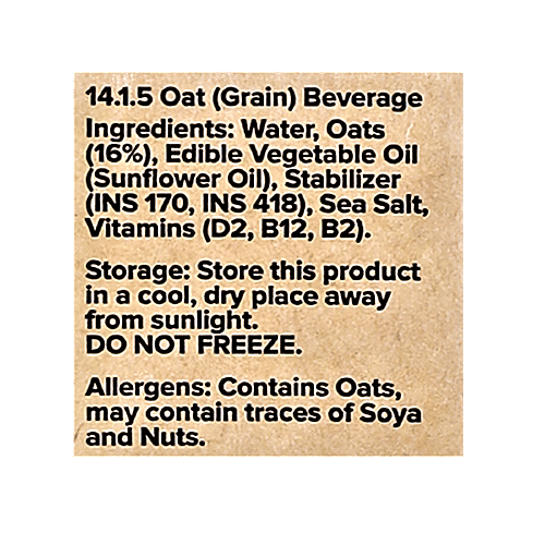 Urban Platter OatWOW Classic - Oat Beverage, Dairy Alternative, 1 L  Dairy Free & Lactose Free