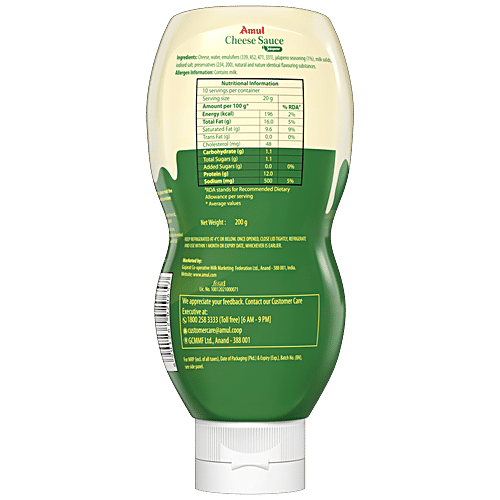 Buy Amul Cheese Sauce Jalapeno Online at Best Price of Rs 84 bigbasket