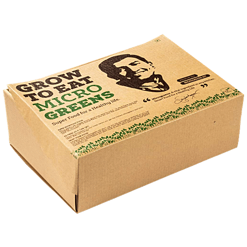 Sanjeev Kapoor UGF Farms Grow To Eat Micro Greens Kit - Salad Mix, 200 g  To Enhance Taste & Nutritive Value