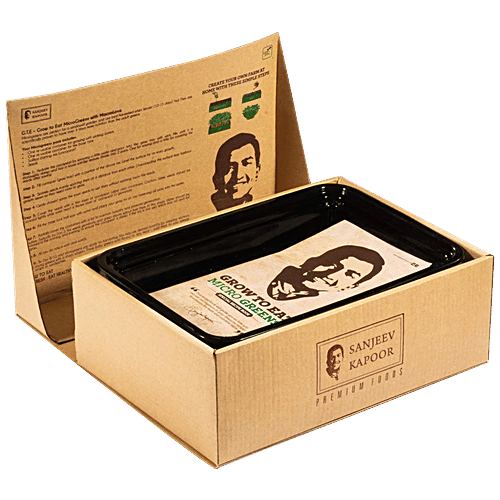 Sanjeev Kapoor UGF Farms Grow To Eat Micro Greens Kit - Salad Mix, 200 g  To Enhance Taste & Nutritive Value