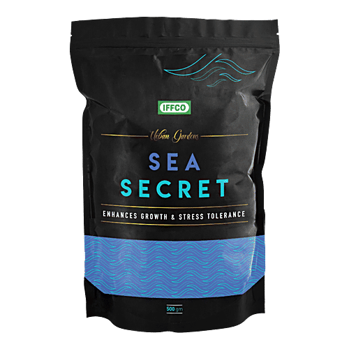 IFFCO Urban Gardens Sea Secret - Seaweed Extract Granules, 500 g  Natural Source of Plant Development Substances