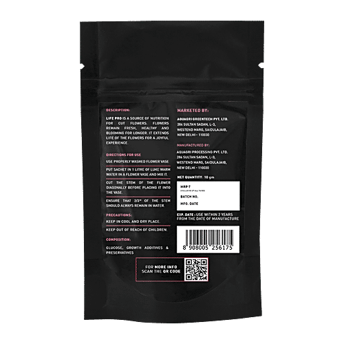 Buy IFFCO Urban Gardens Life Pro Cut Flower Life Extender Online at