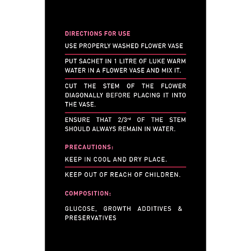 Buy IFFCO Urban Gardens Life Pro Cut Flower Life Extender Online at