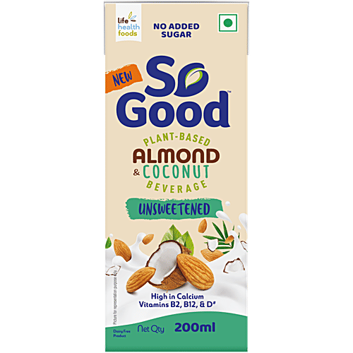 Buy So Good Almond Coconut Unsweetened Milk Online at Best Price of Rs