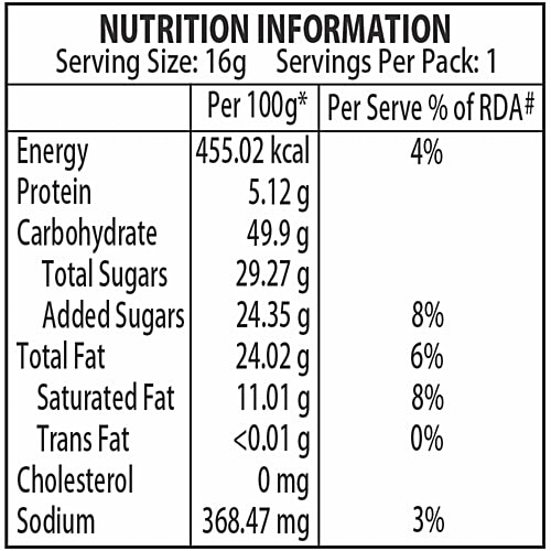 Country Harvest Chocolate Cake With Chocolate Cream, 16 g Contains Egg Only