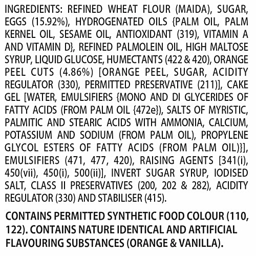 Country Harvest Orange Cake With Orange Cream, 16 g  