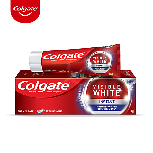 Colgate Visible White Instant Toothpaste, 100 g