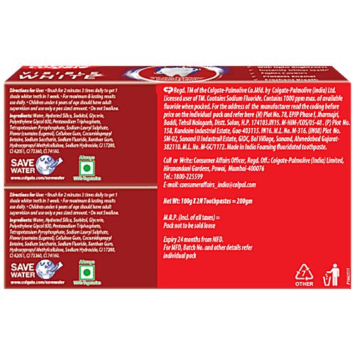 Buy Colgate Visible White Instant Fluoride, Anticavity Toothpaste