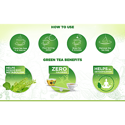 Buy Dabur Vedic Suraksha Green Tea Immunity Booster, Goodness Of 5